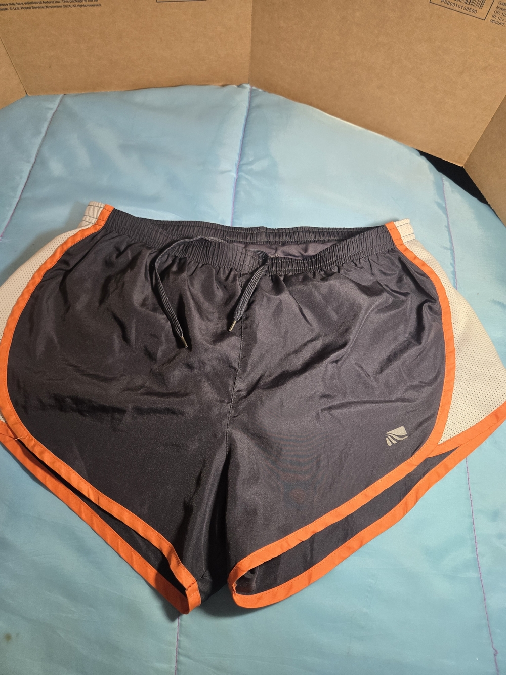 Marika Tek Women's Gray/Orange  Sz M  Shorts Drawstring Pockets Sports